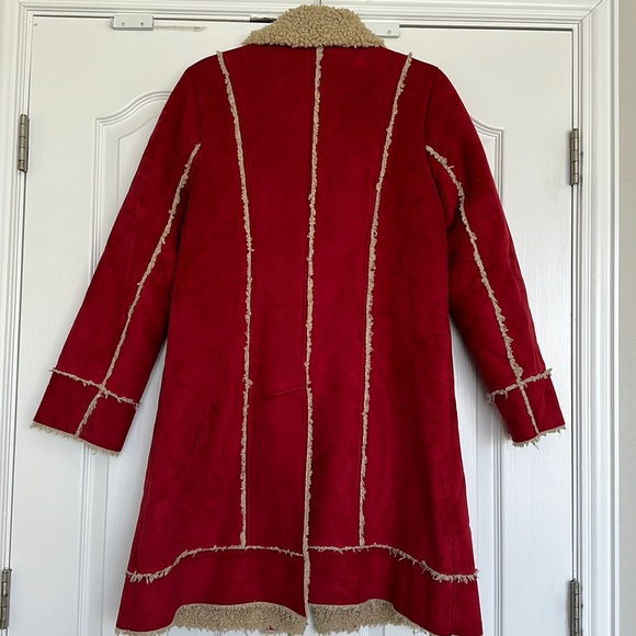 Tasha Polizzi Collection Red Penny Lane Coat Jacket - Picture 5 of 9